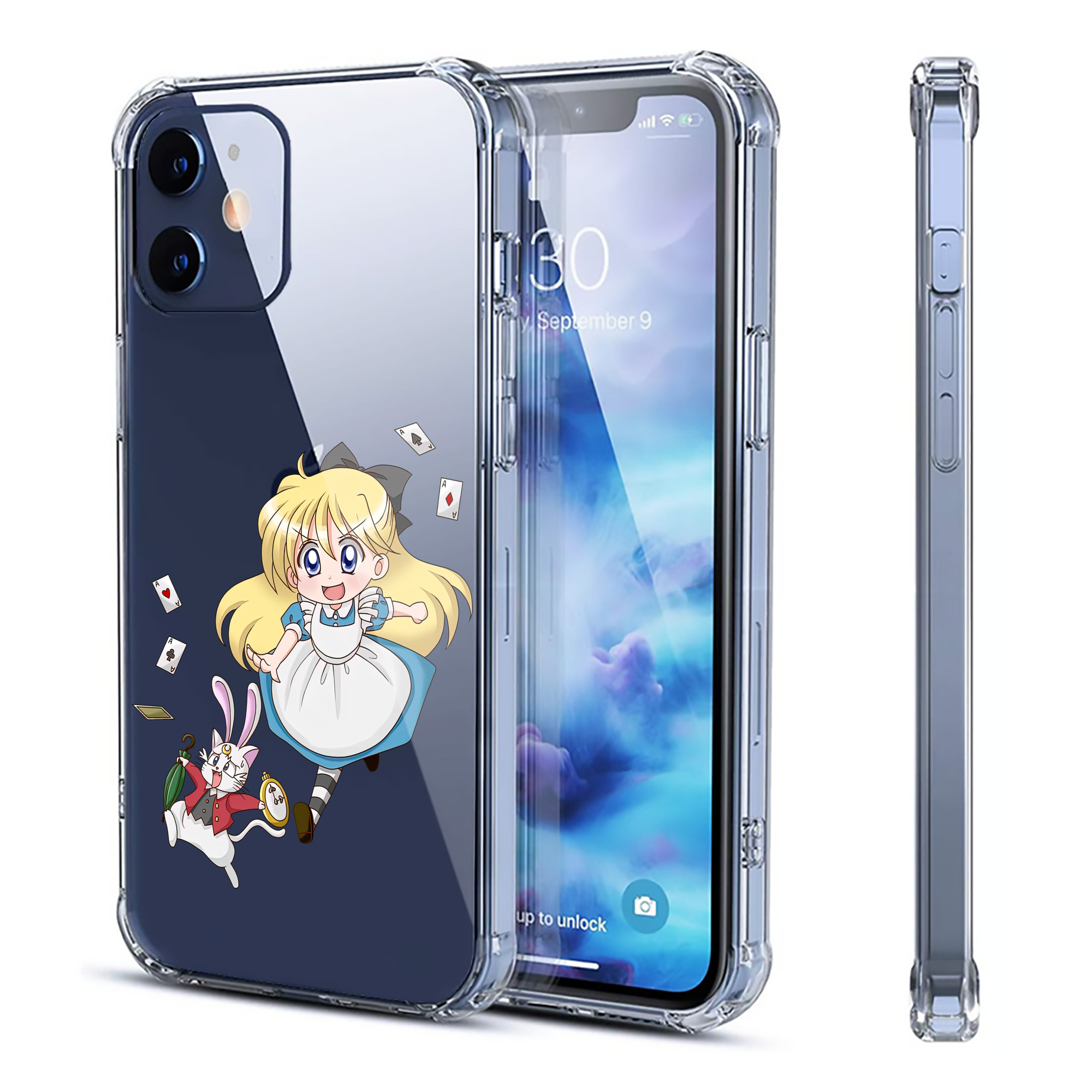 （画像用） 美少女戦士セーラームーン 愛野 美奈子 あいの みなこ Sailor Moon Aino Minako 【iPhone 12シリーズ対応】透明スマホケース（クリアソフトケース）